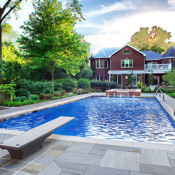 Highland Park, IL Updated Traditional Swimming Pool and Spa