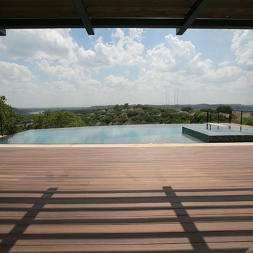 Hill Side Overflow Pool with Infinity Edge