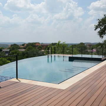 Hill Side Overflow Pool with Infinity Edge