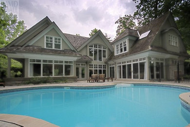 Inspiration for a timeless pool remodel in Toronto