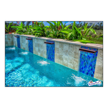 (Hnat) Collier County, Florida. Superior Pools Custom Luxury Swimming Pool Build