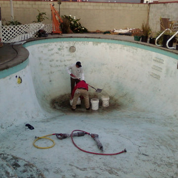 Hollywood Pool Replastering & Hardscape Remodel