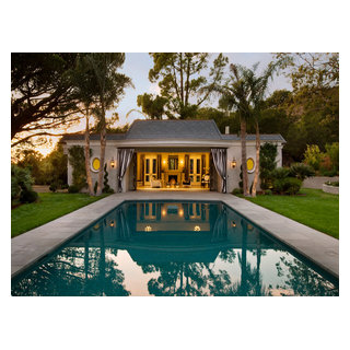 Hollywood Regency, Montecito - Traditional - Pool - Santa Barbara - by ...