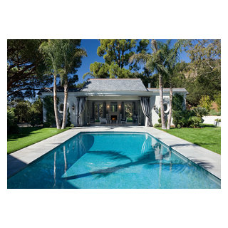 Hollywood Regency, Montecito - Traditional - Pool - Santa Barbara - by ...
