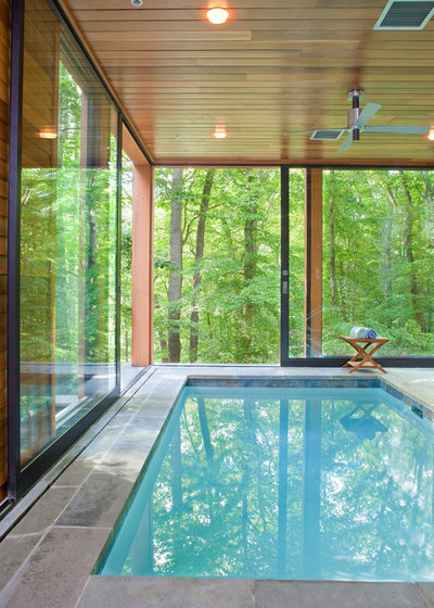 Contemporary Pool by Rill Architects