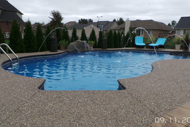 This is an example of a swimming pool in Detroit.