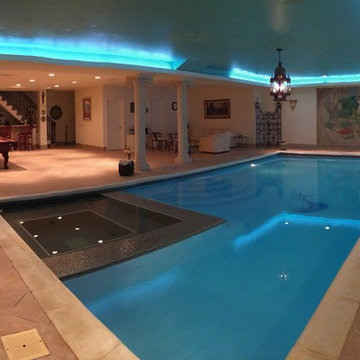 Indoor Pool Spa Combination