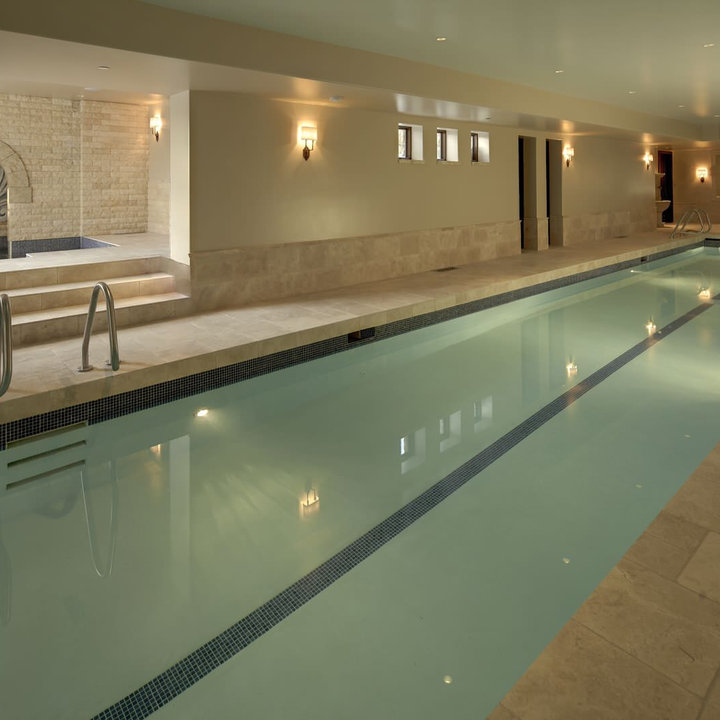 Half Indoor Pool - Photos & Ideas | Houzz