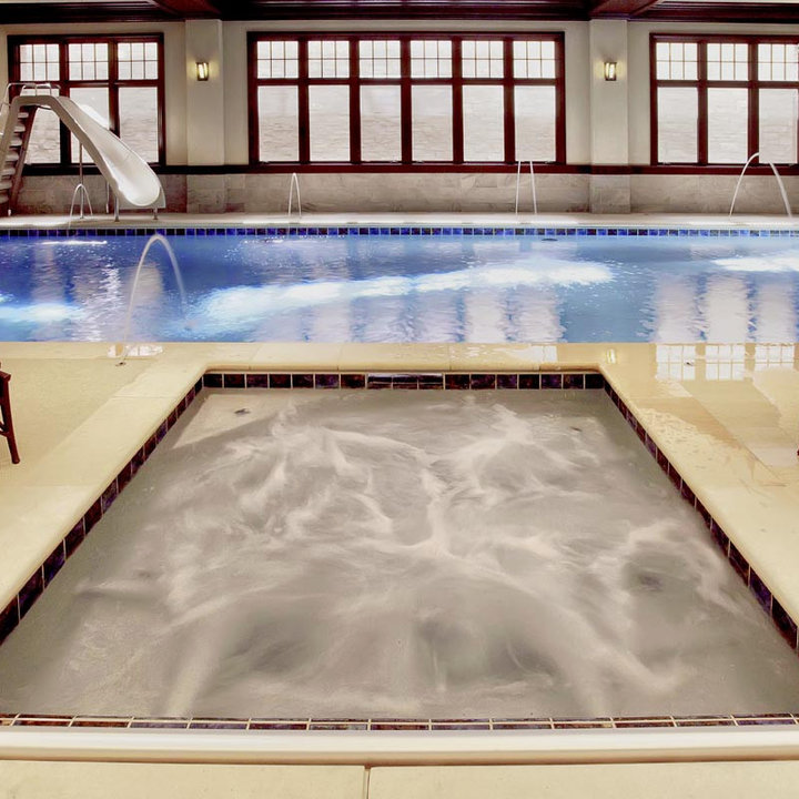 Half Indoor Pool - Photos & Ideas | Houzz