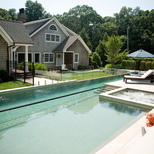 infinity edge lap pool