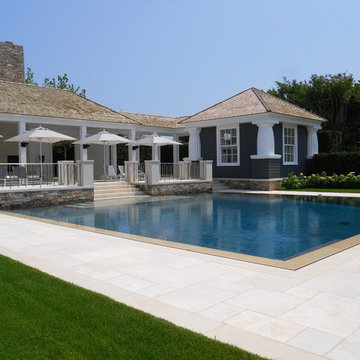 Infinity Edge, Negative Edge, Vanishing Edge and Rimless Pools