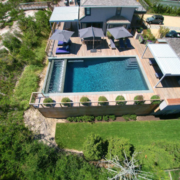 Infinity Edge, Negative Edge, Vanishing Edge and Rimless Pools