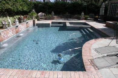 Inset Hot Tub with Pool - Houston, TX