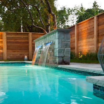 Intimate Backyard Pool Oasis