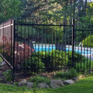 Iron Fence around pool - Happy Customer #001