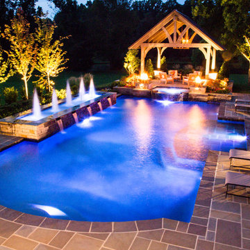 Jackson Traditional Pool & Outdoor Living Design