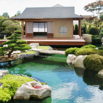 Japanisches Teehaus mit 2 Räumen