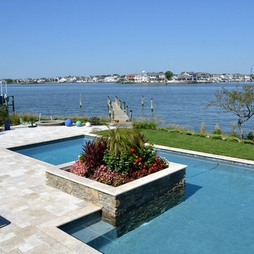 Jersey Shore Swimming Pool with Bay View