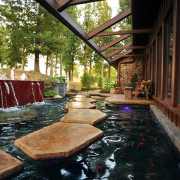 Kentucky Residence Koi Pond & Fountain