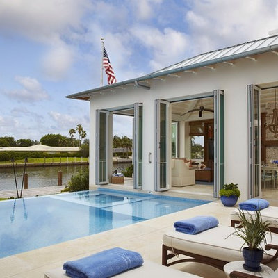 Inspiration for a tropical infinity pool remodel in Miami