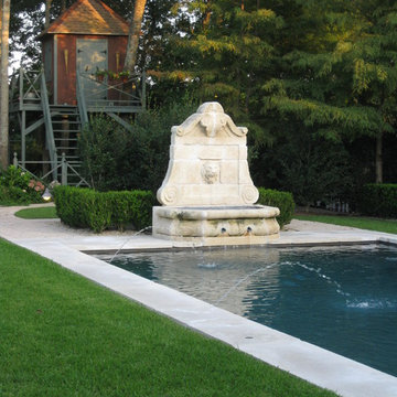 Lafayette Country French Pool and Landscape