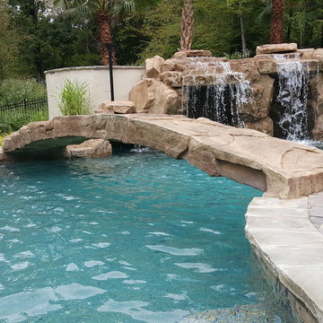Lagoon 3 level pool
