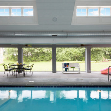 Lake Forest Pool House - LaCantina Doors Open