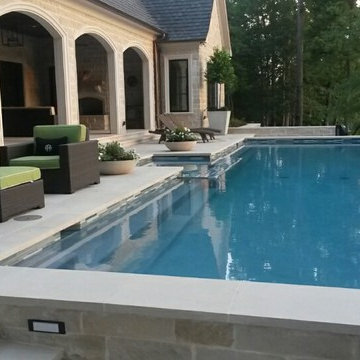 Landscape and Pool Construction - Stonegate - Tyler, Texas