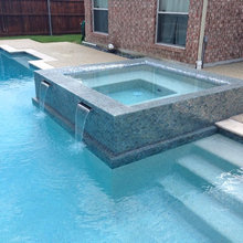 Waterline pool tile
