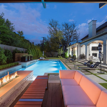 Lansdowne Modern Swimming Pool + Outdoor Living