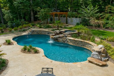 Example of a pool design in Atlanta