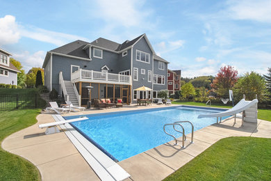 Example of a classic pool design in Minneapolis