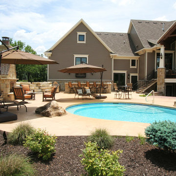 Lodge Inspired Residence - Outdoor Living