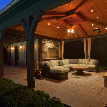 Lone Pine East Project: Lounge Area and Pool House