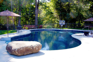 Photo of a custom shaped swimming pool in Other.