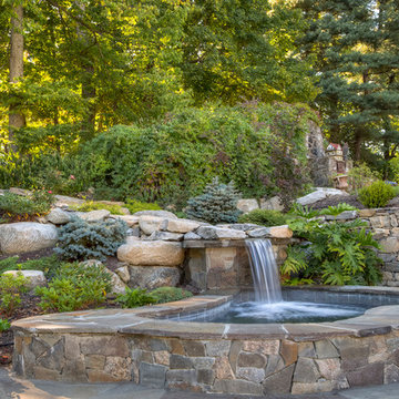 Luxurious, Rugged Natural Stone Spa