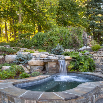 Luxurious, Rugged Natural Stone Spa