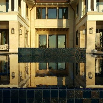 Luxury All Tile Steel Blue Pool & Spa