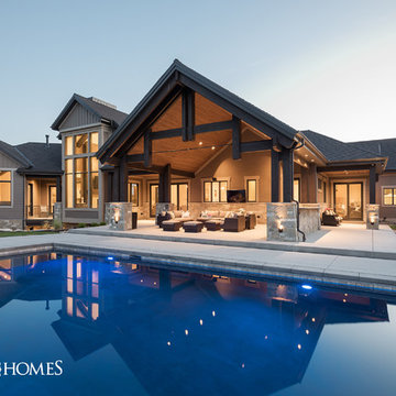 Luxury home in Draper, Utah by Utah Home Builder, Cameo Homes Inc.