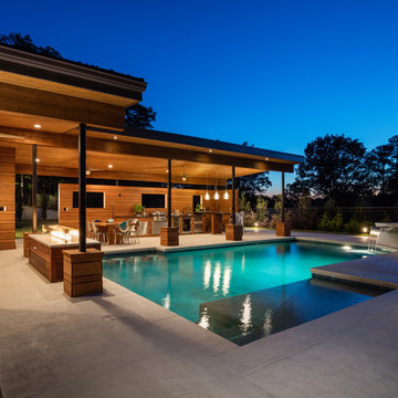 Luxury Pool with Modern Cabana