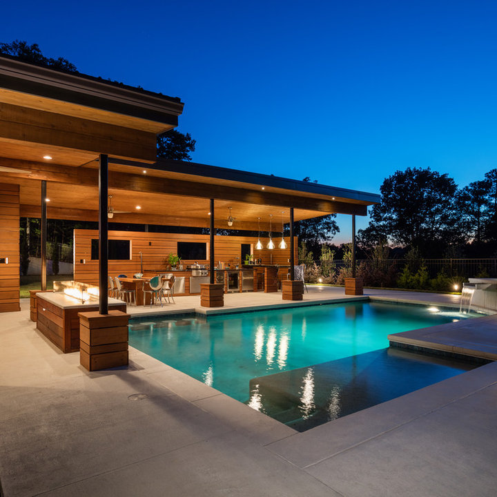 75 Beautiful Pool with a Pool House Ideas & Designs - March 2023 | Houzz AU