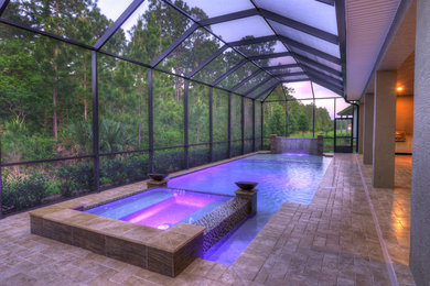 Pool - contemporary pool idea in Orlando