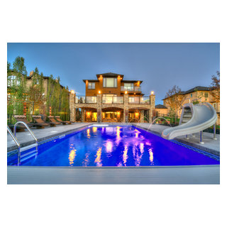 Lynx Ridge Luxury - Traditional - Pool - Calgary - by VisionScapes | Houzz