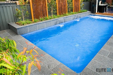 This is an example of a modern swimming pool in Adelaide.
