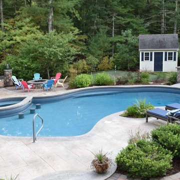 Mansfield PermaCrete Vinyl Liner - Hot Tub