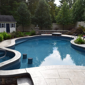 Mansfield PermaCrete Vinyl Liner - Hot Tub