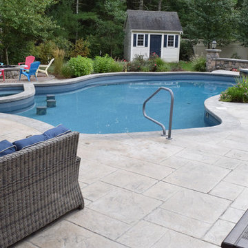 Mansfield PermaCrete Vinyl Liner - Hot Tub