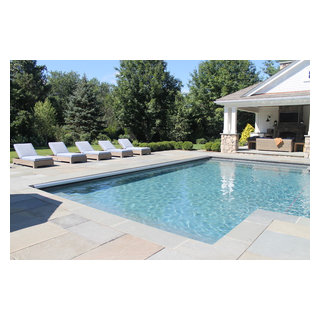 Medfield Job - Farmhouse - Pool - Boston - by Aquaknot Pools, Inc. | Houzz