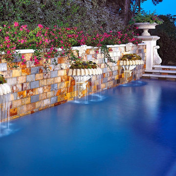 Mediterranean Fountain Pool, Los Angeles