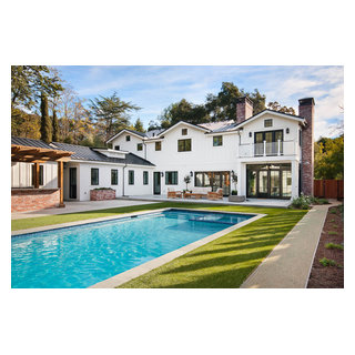 MENLO I - Farmhouse - Pool - San Francisco - by Carrington Hill Designs ...